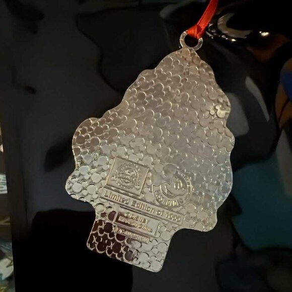 Disney Passholder Tree Shaped Ornament 1/1000 - Picture 2 of 3